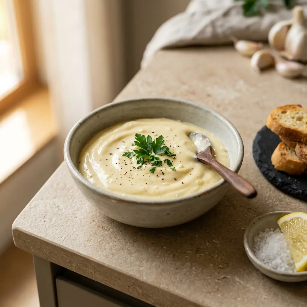 Foto della salsa, del dressing o del condimento: Aioli