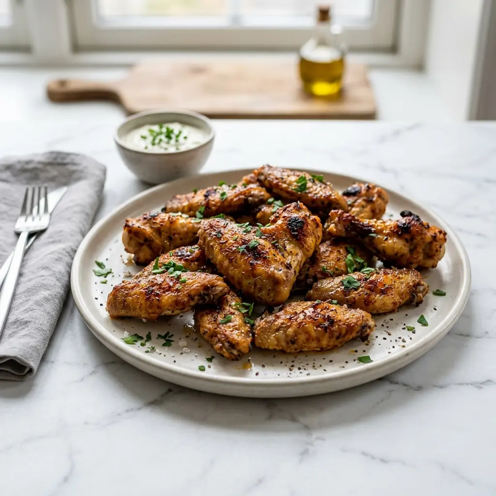 Foto del piatto pronto: Ali di pollo al forno
