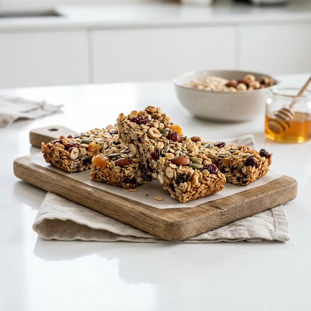 Foto del piatto pronto: Barrette di muesli fatte in casa