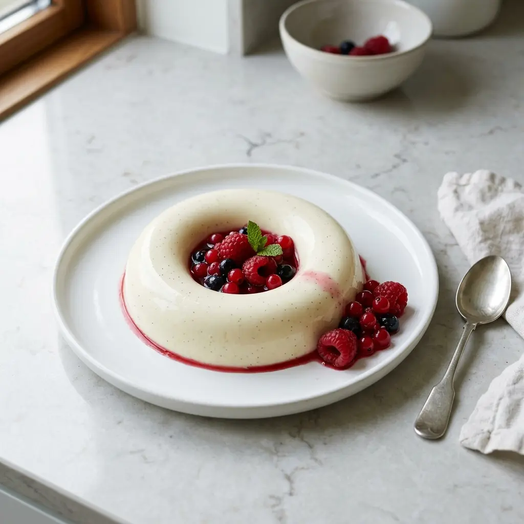 Foto del dessert pronto: Budino alla panna