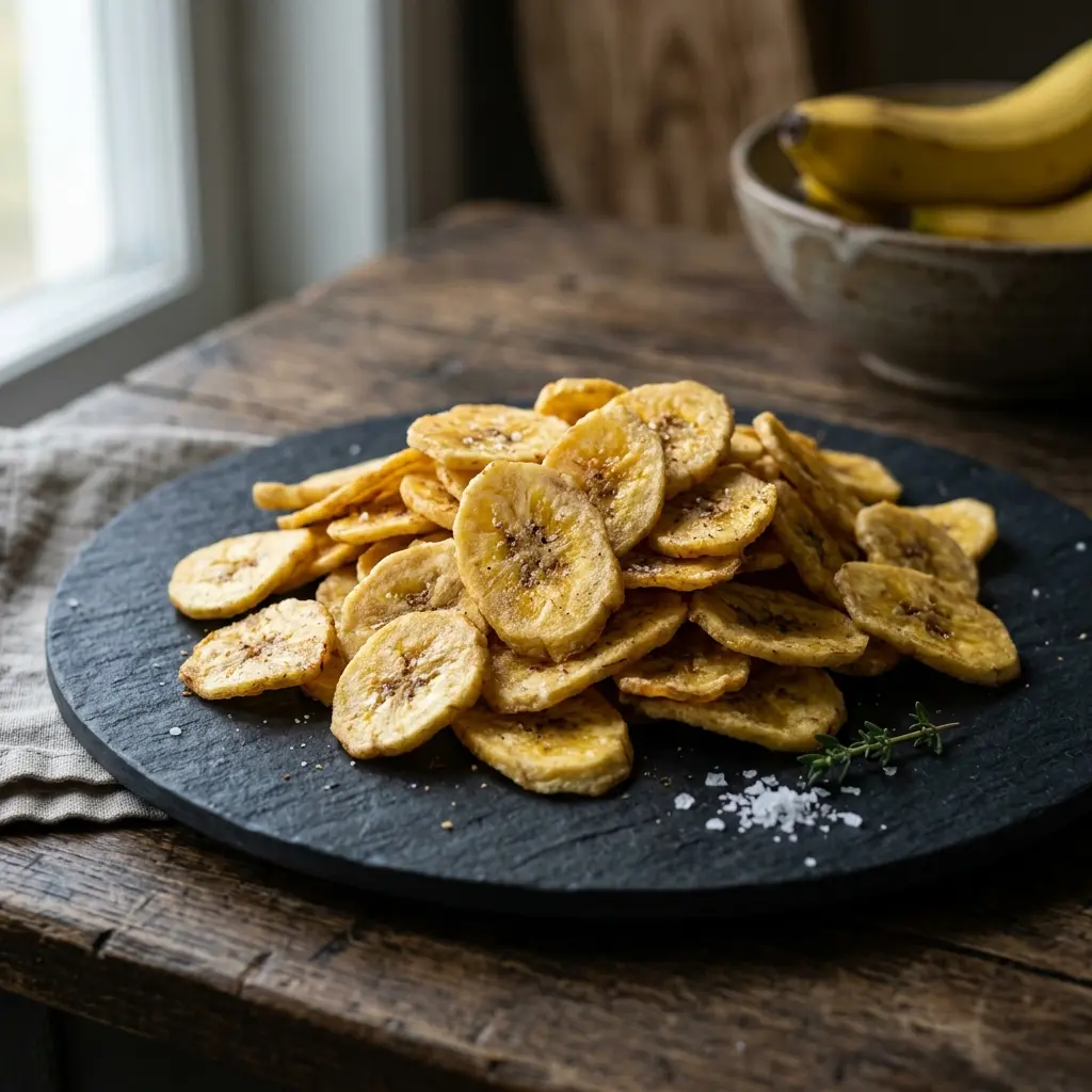Foto del piatto pronto: Chips di banana