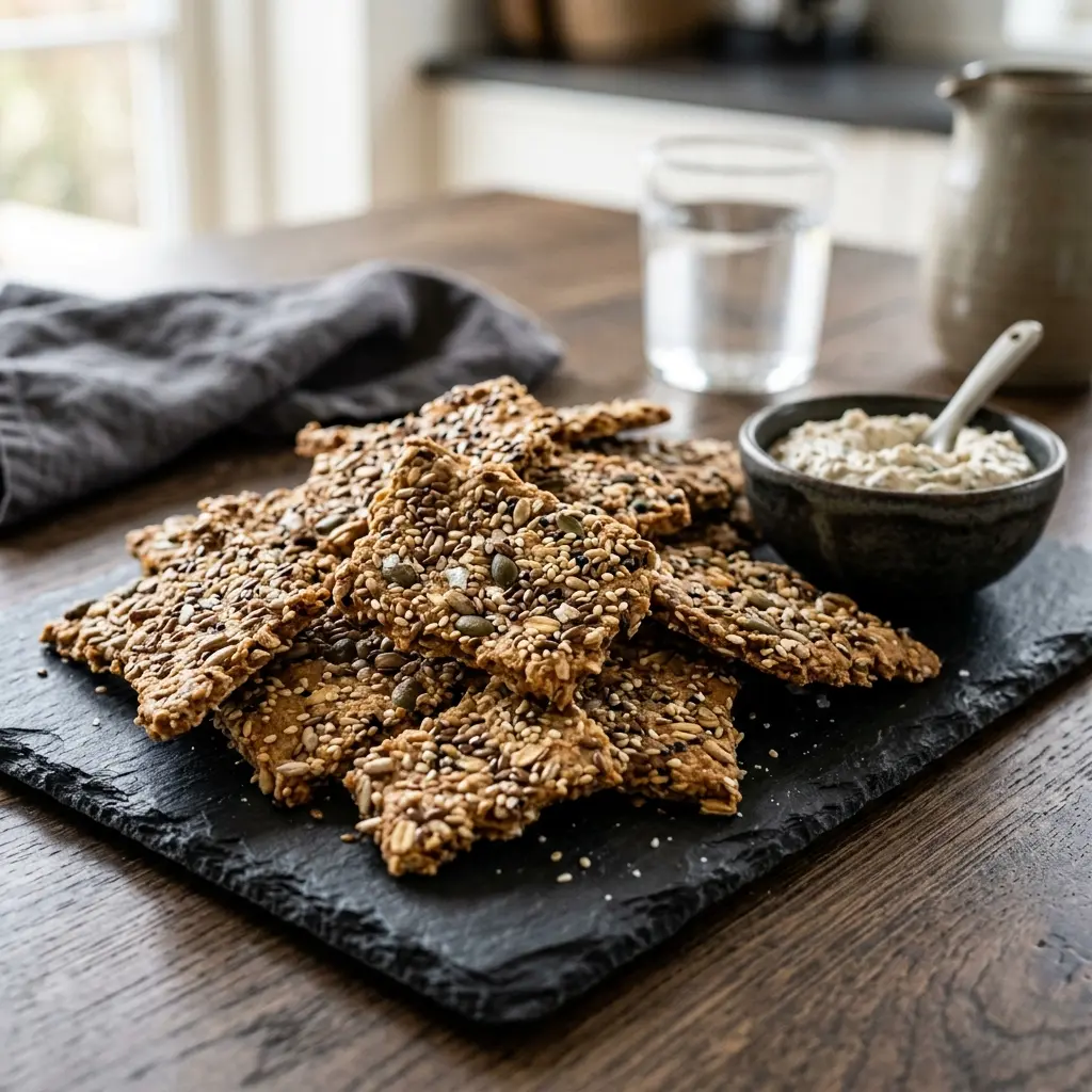Foto del pane o prodotto da forno: Chips di pane croccante fatto in casa