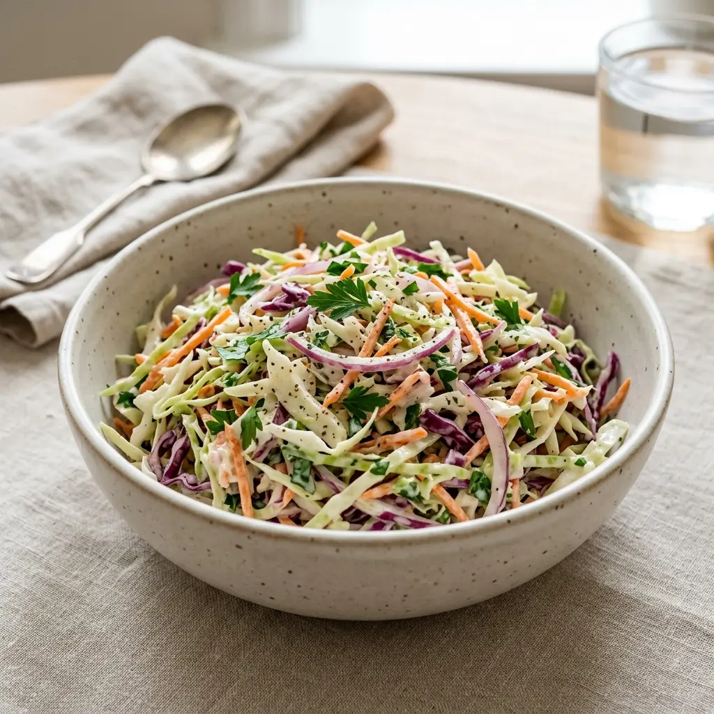 Foto dell'insalata pronta: Coleslaw