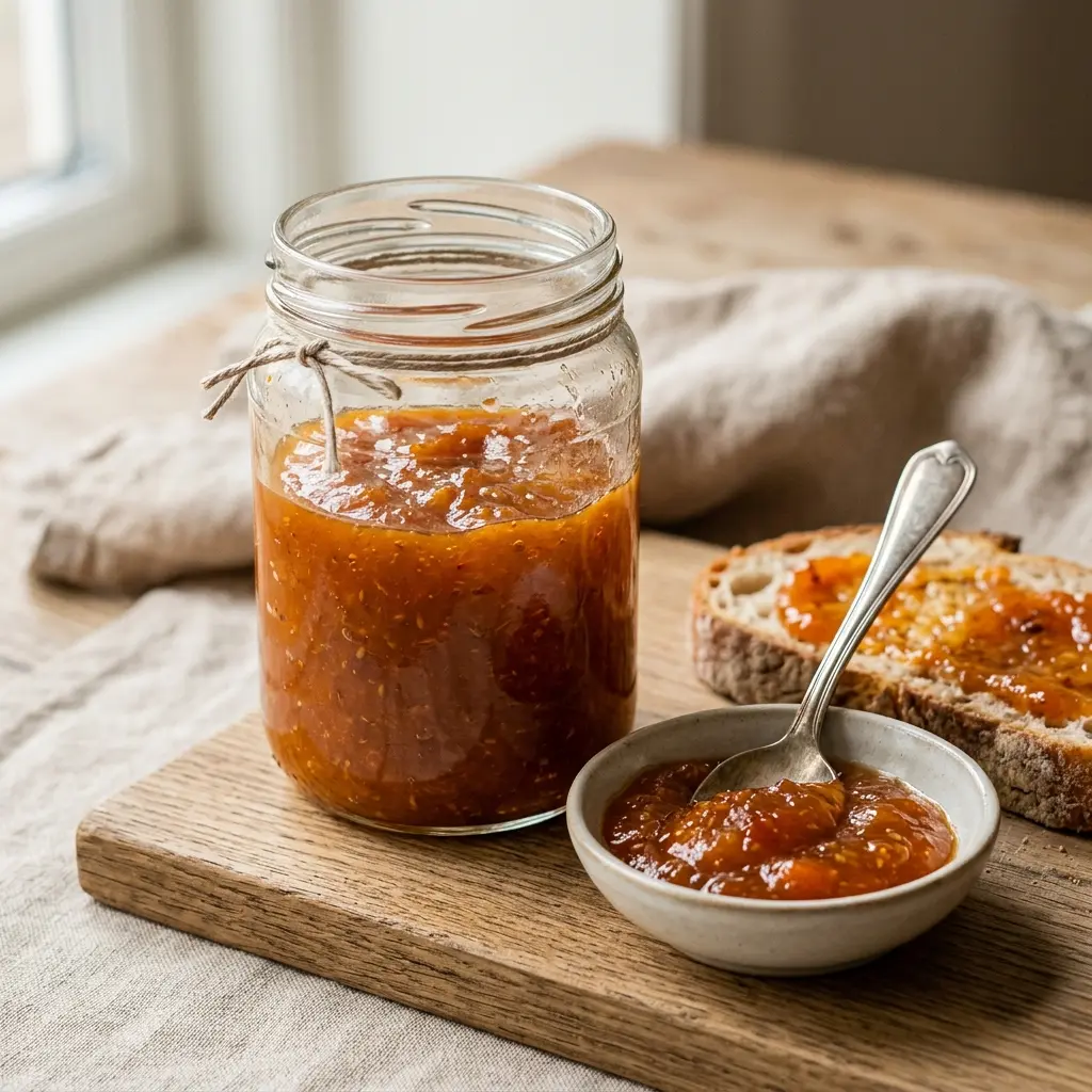 Foto della salsa, del dressing o del condimento: Confettura di rosa canina