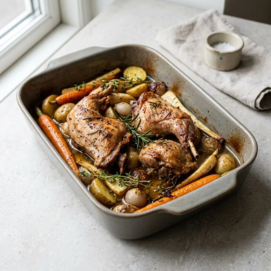 Foto del piatto pronto: Coniglio al forno