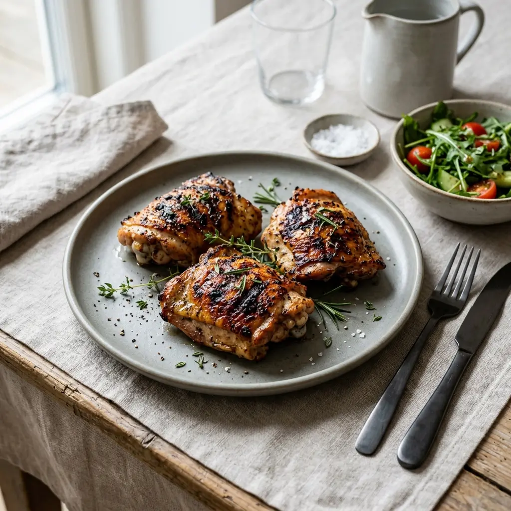 Foto del piatto pronto: Cosce di pollo alla griglia