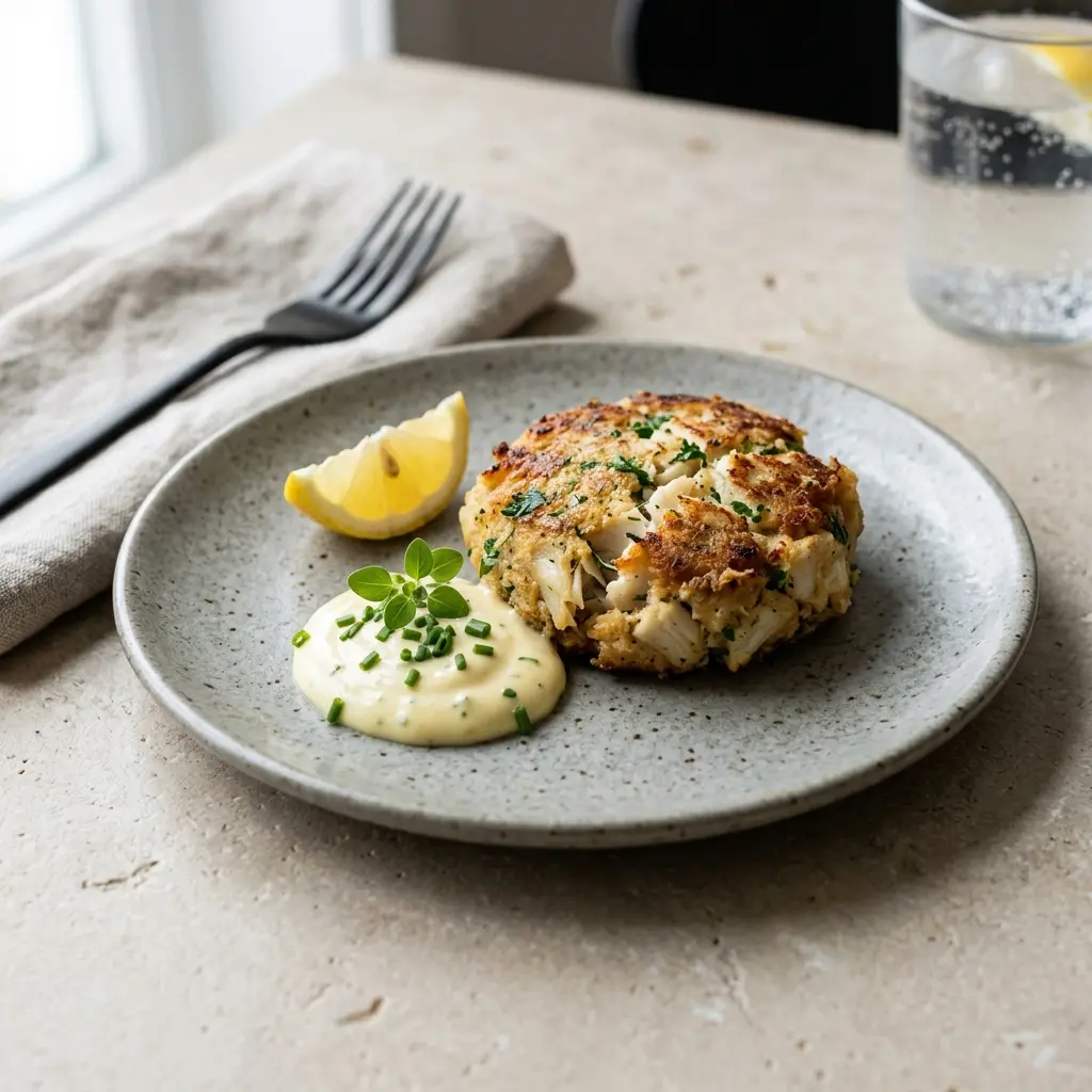Foto del piatto pronto: Crab cakes