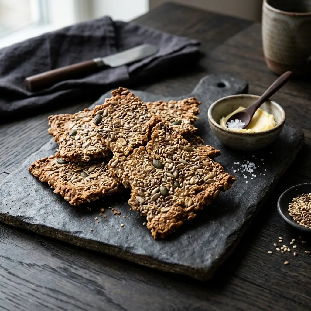 Foto del pane o prodotto da forno: Cracker di segale con kerner