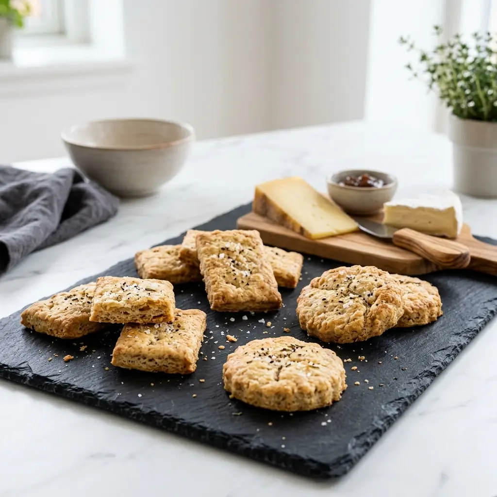 Foto del pane o prodotto da forno: Cracker per formaggio