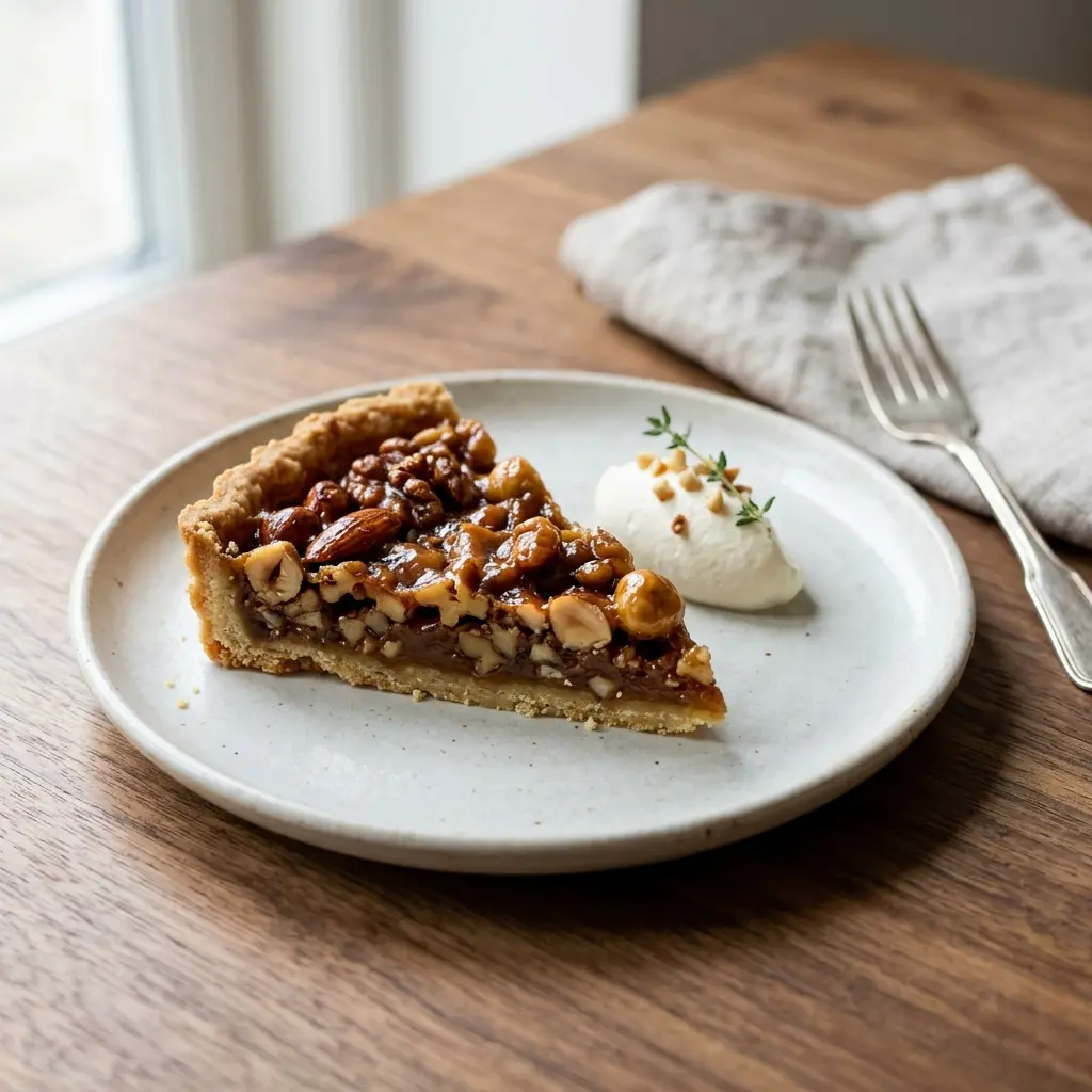 Foto del dessert pronto: Crostata alle noci