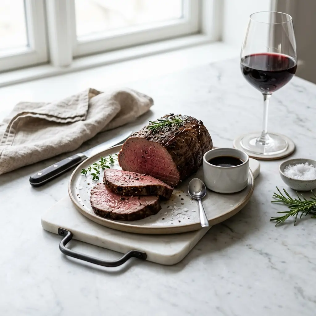 Foto del piatto pronto: Filetto di manzo al forno