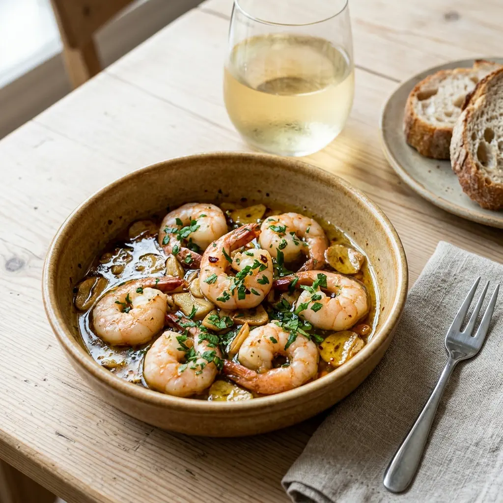 Foto del piatto pronto: Gambas al ajillo