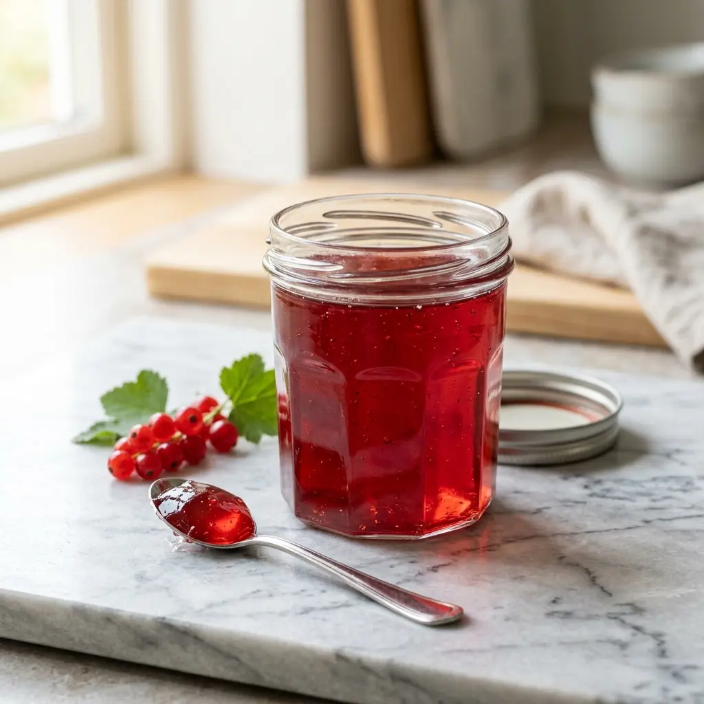 Foto della salsa, del dressing o del condimento: Gelatina di ribes