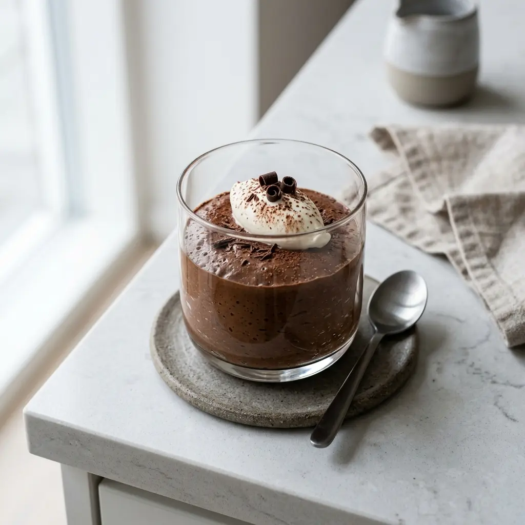 Foto del dessert pronto: Mousse al cioccolato