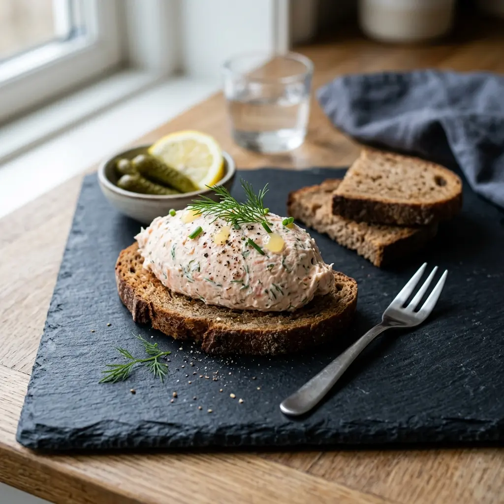 Foto del dessert pronto: Mousse di salmone