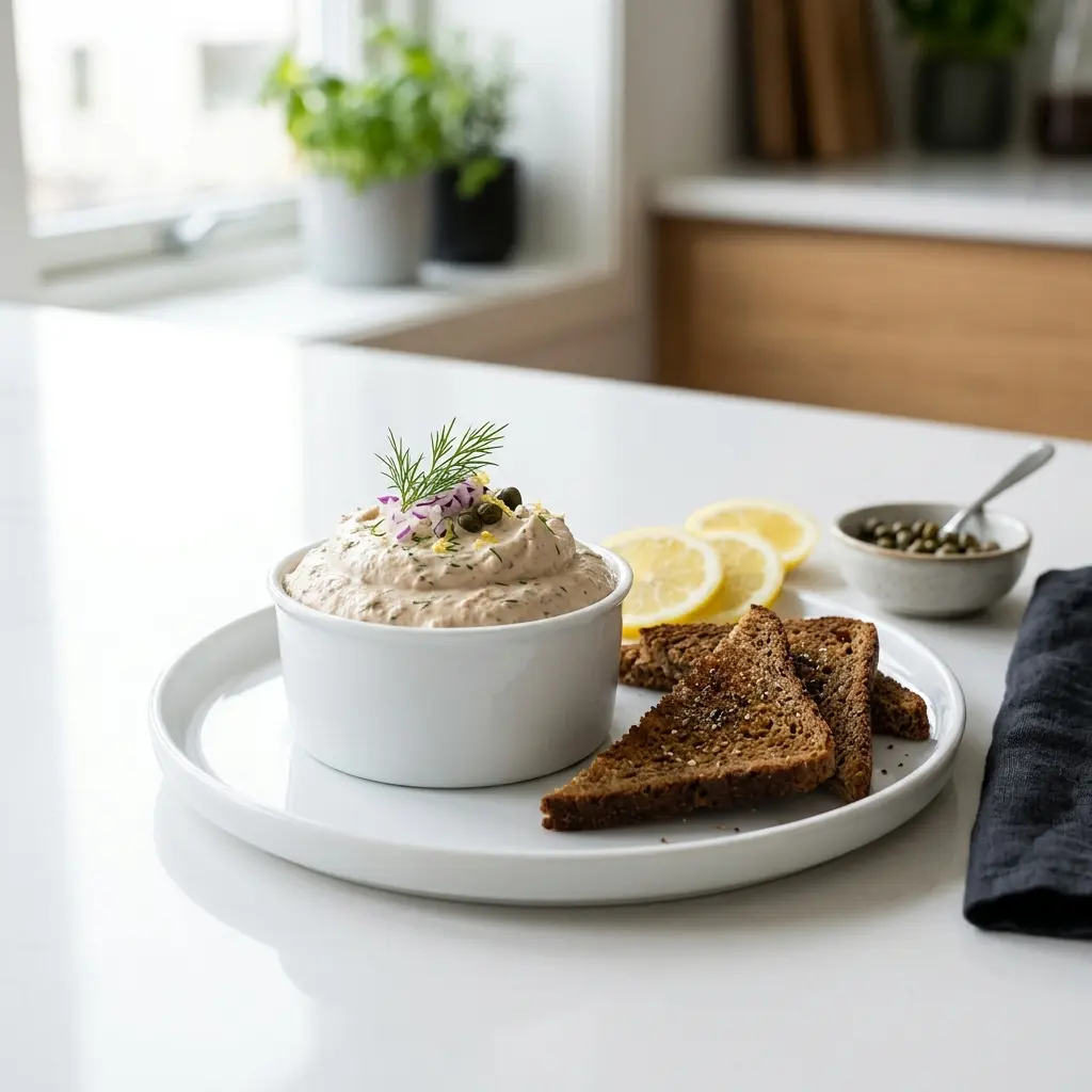 Foto del dessert pronto: Mousse di tonno classica