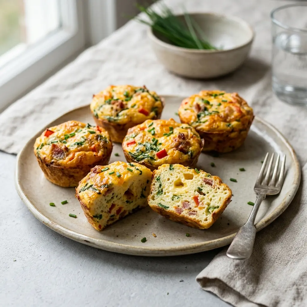 Foto del piatto pronto: Muffin salati alle uova