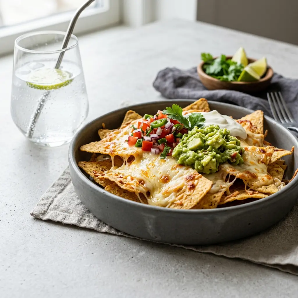 Foto del piatto pronto: Nachos con formaggio