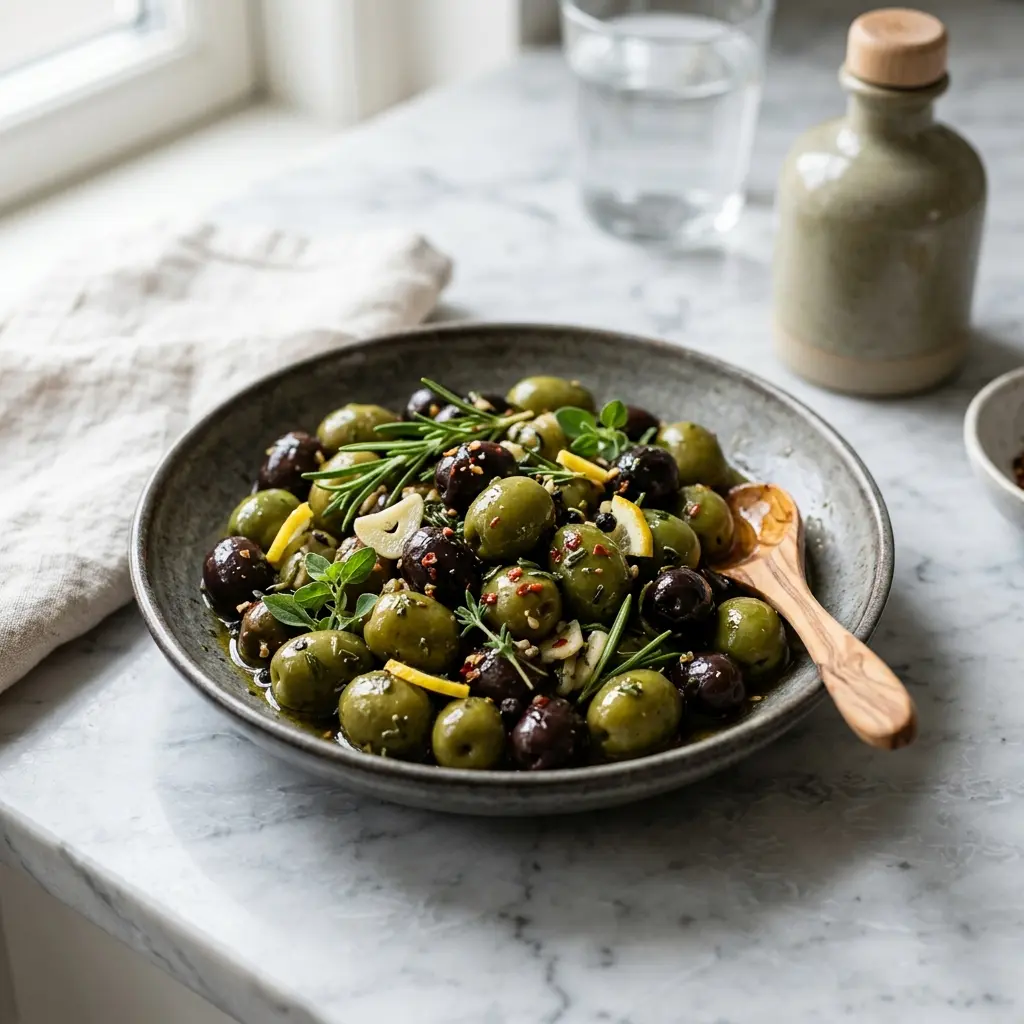 Foto del piatto pronto: Olive marinate