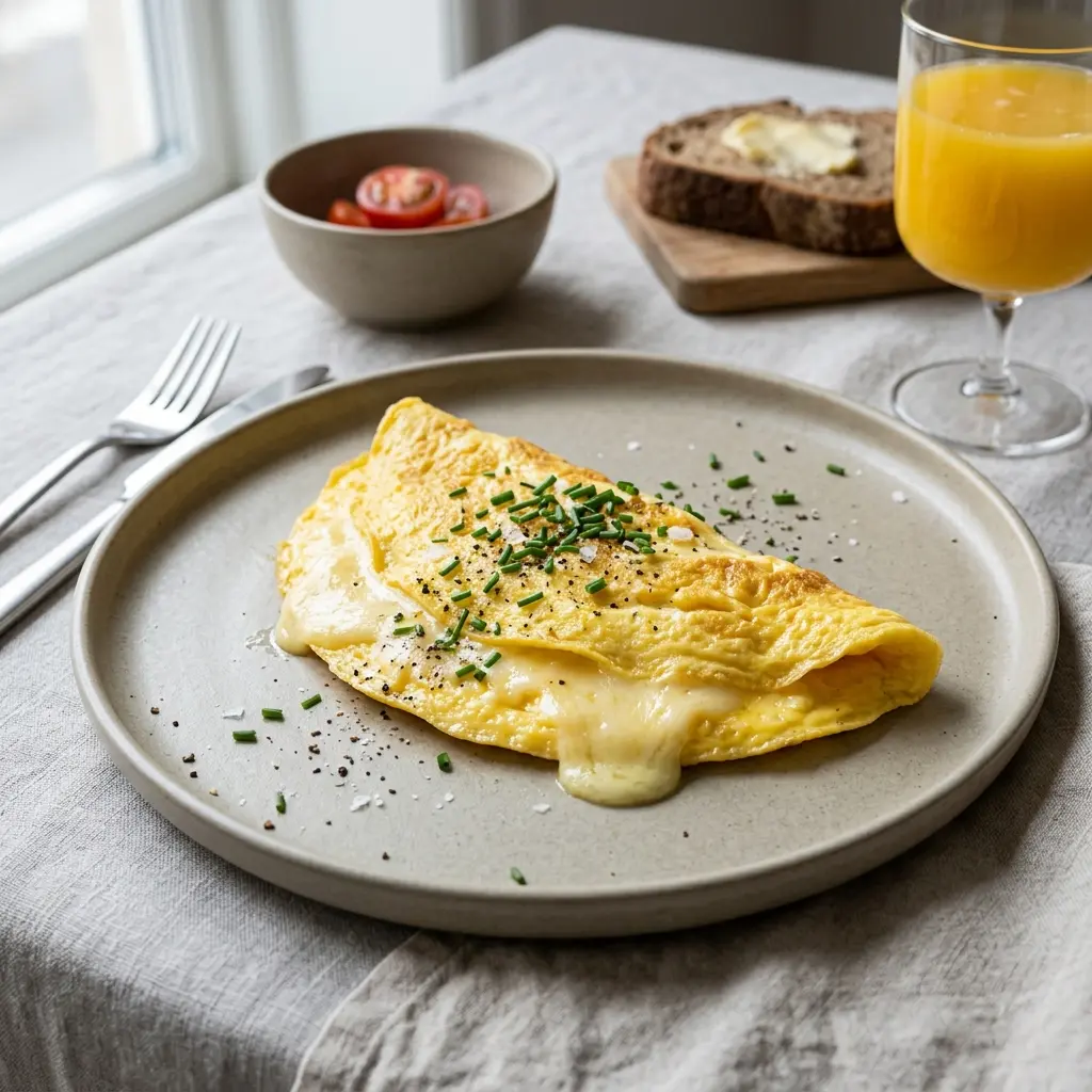 Foto del piatto pronto: Omelette con formaggio