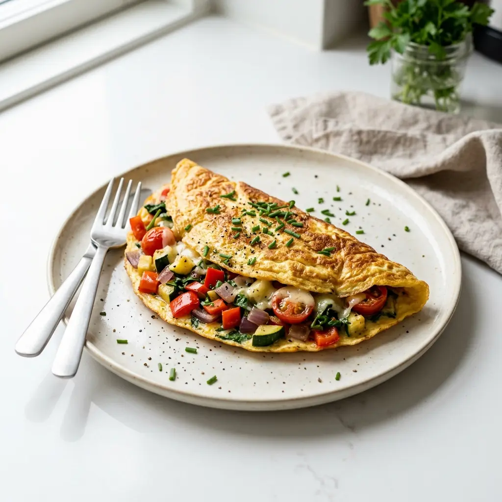 Foto del piatto pronto: Omelette con verdure