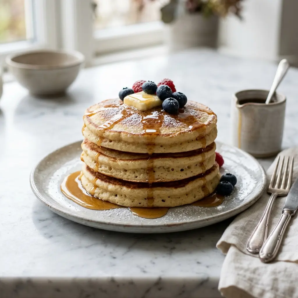 Foto del dessert pronto: Pancake americani