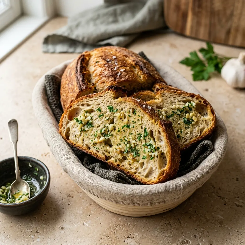 Foto del pane o prodotto da forno: Pane all'aglio