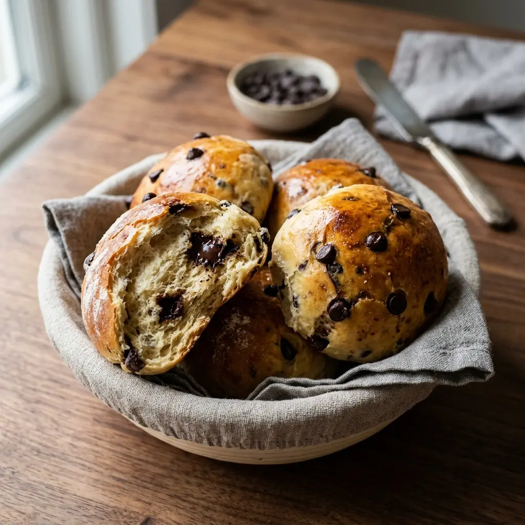 Foto del piatto pronto: Panini al cioccolato