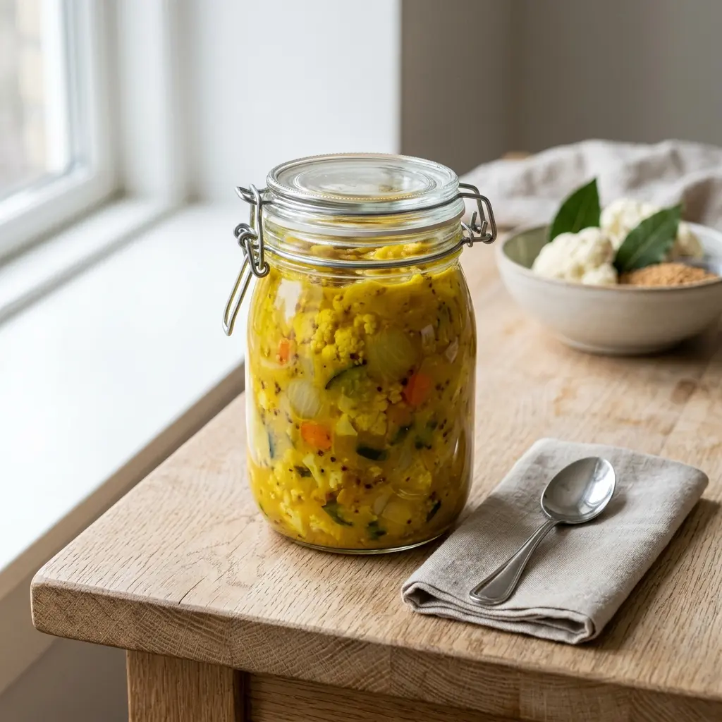 Foto del piatto pronto: Piccalilli fatto in casa