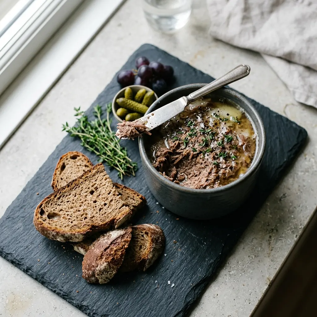 Foto del piatto pronto: Rillettes di anatra