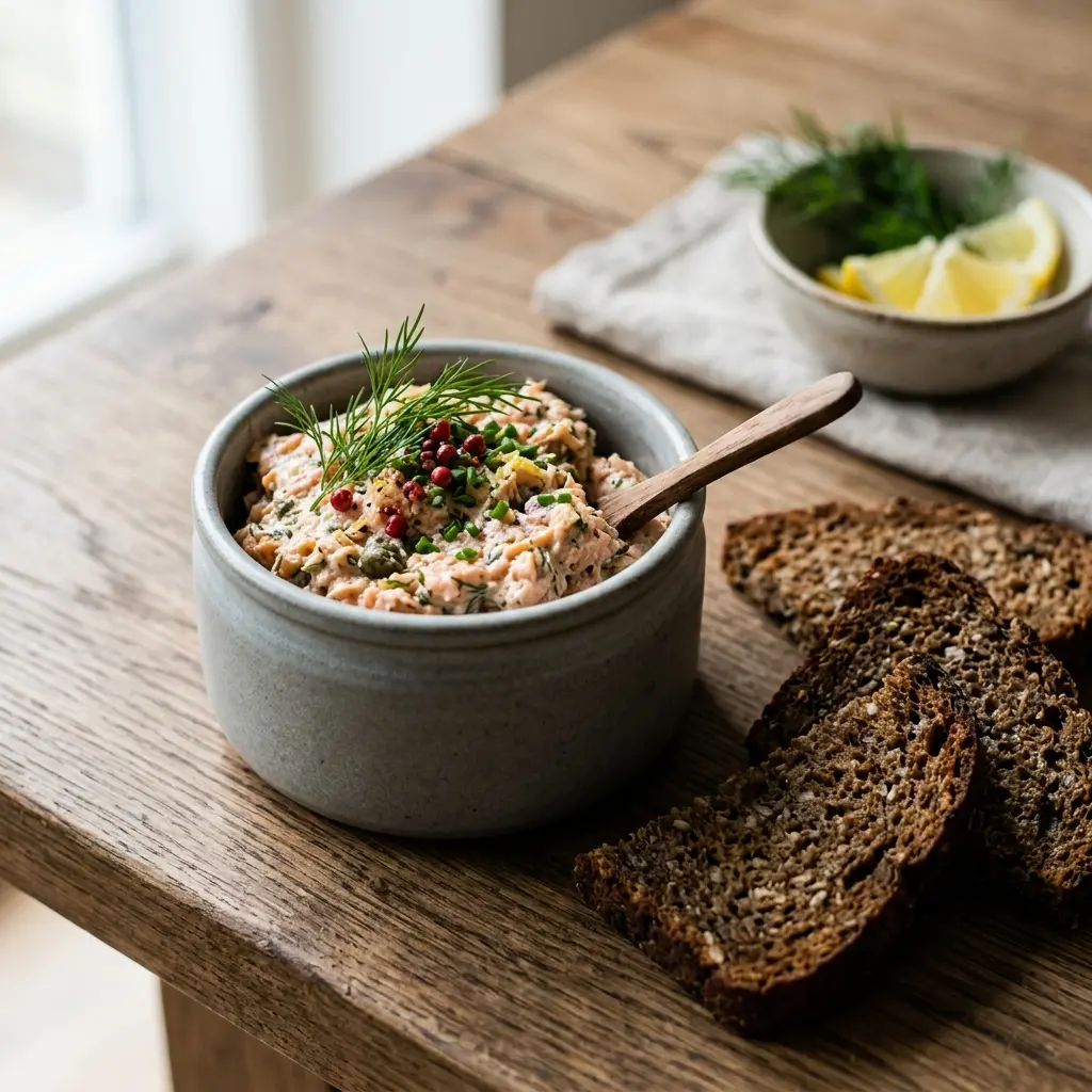 Foto del piatto pronto: Rillettes di salmone