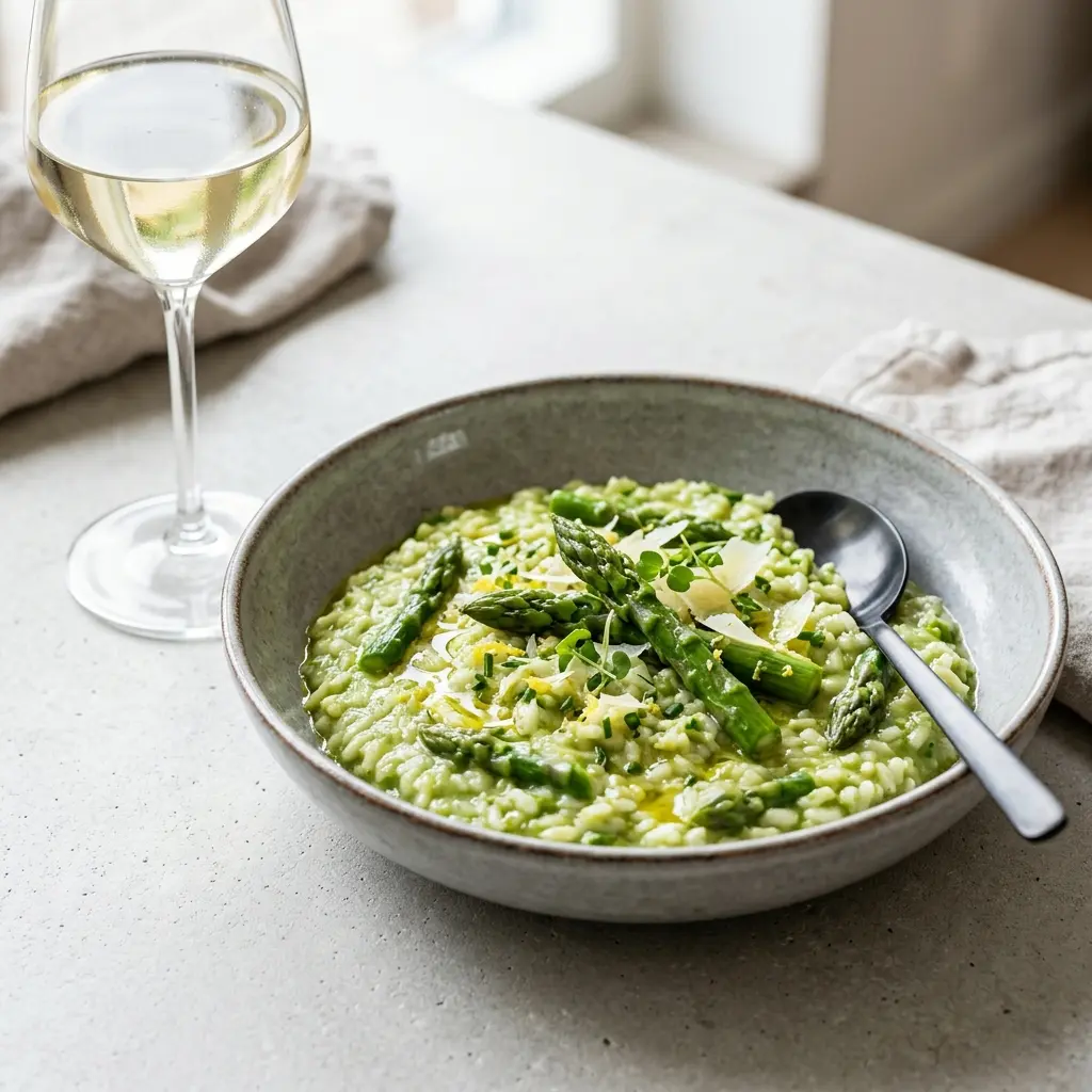 Foto del piatto pronto: Risotto con asparagi