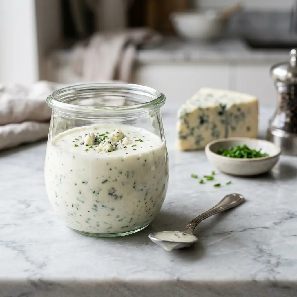 Foto della salsa, del dressing o del condimento: Salsa al formaggio blu