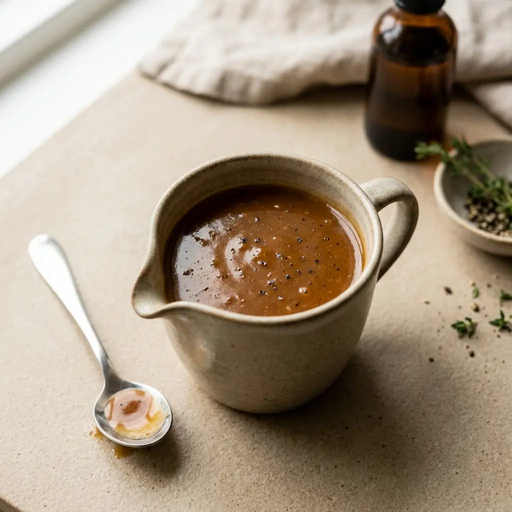 Foto della salsa, del dressing o del condimento: Salsa al whisky fatta in casa