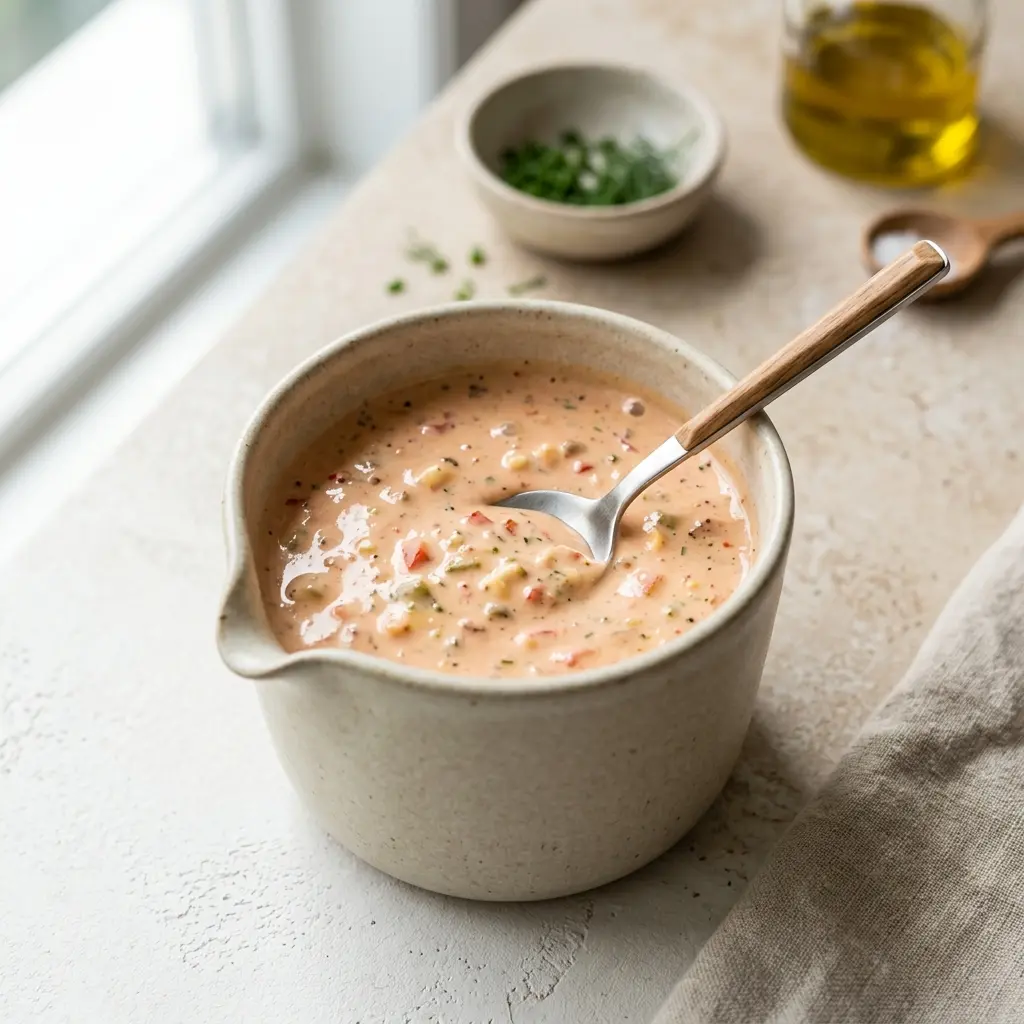 Foto della salsa, del dressing o del condimento: Salsa Thousand Island