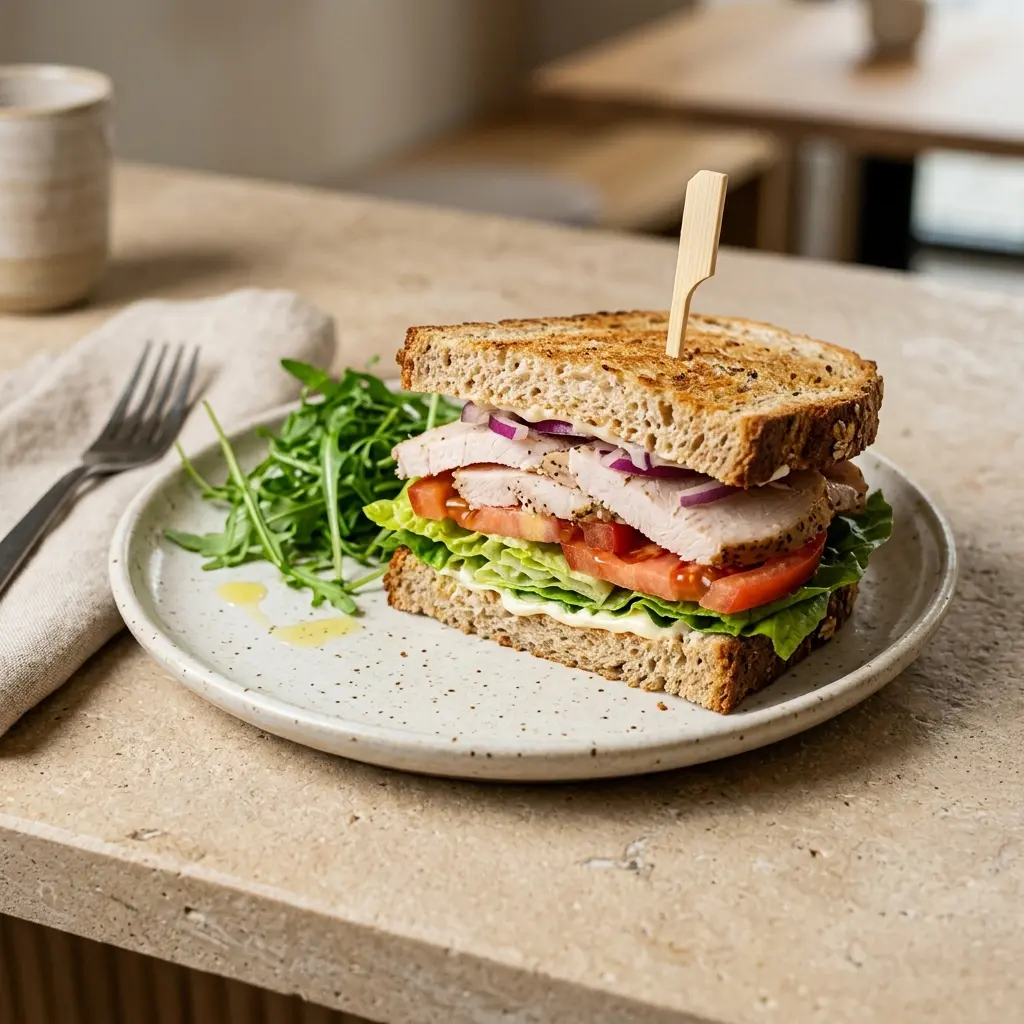 Foto del piatto pronto: Sandwich con tacchino