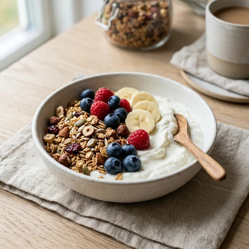 Foto del piatto pronto: Skyr con granola
