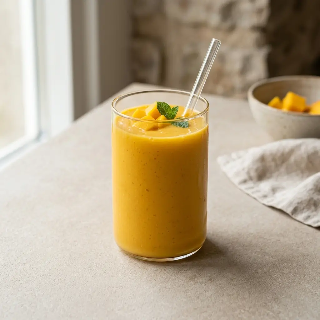 Foto della bevanda pronta: Smoothie al mango