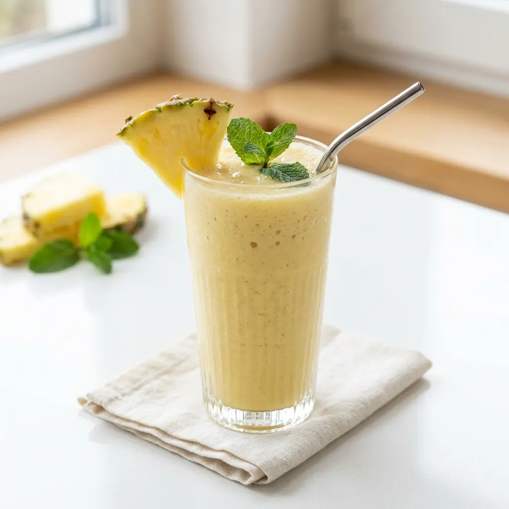 Foto della bevanda pronta: Smoothie all'ananas