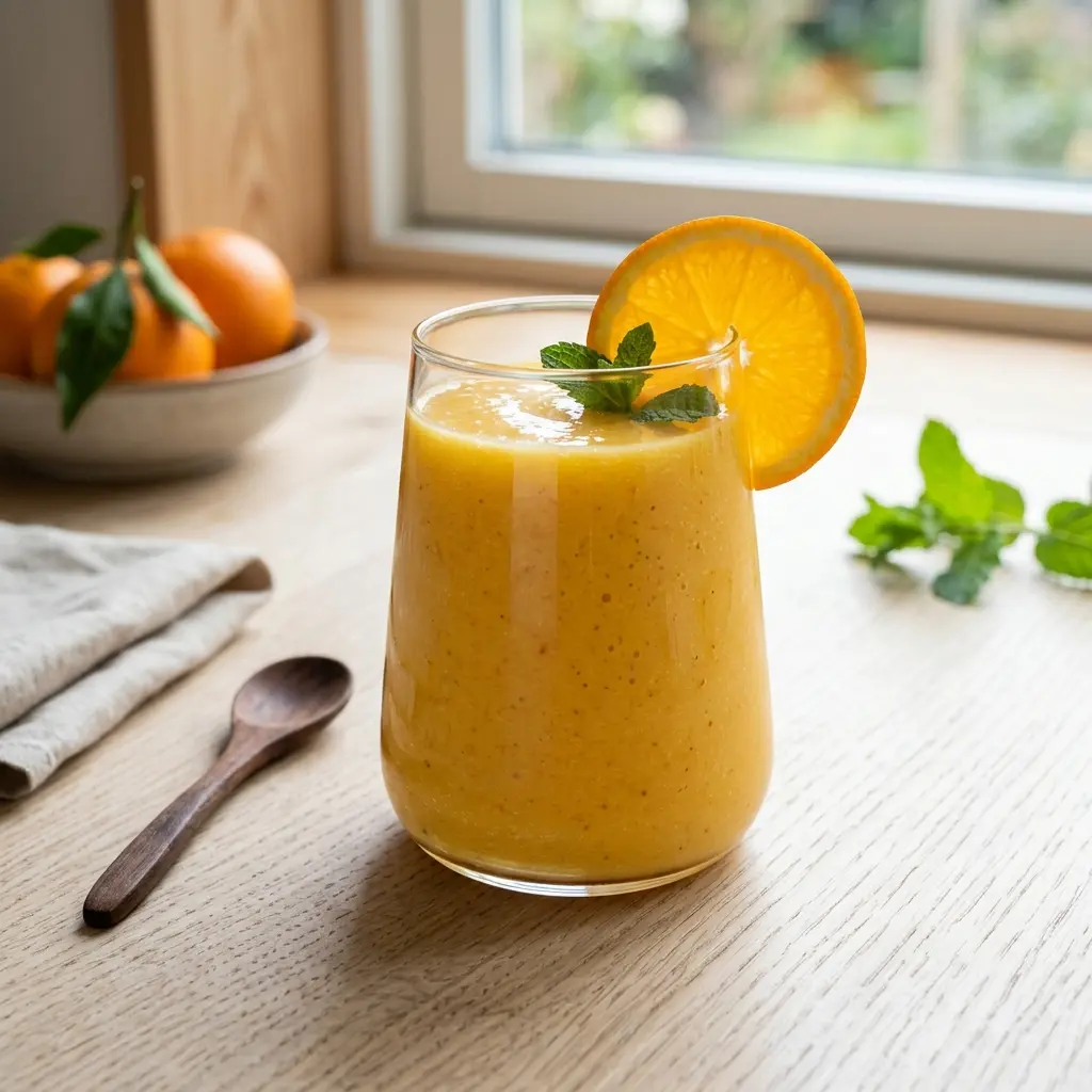 Foto della bevanda pronta: Smoothie con arancia