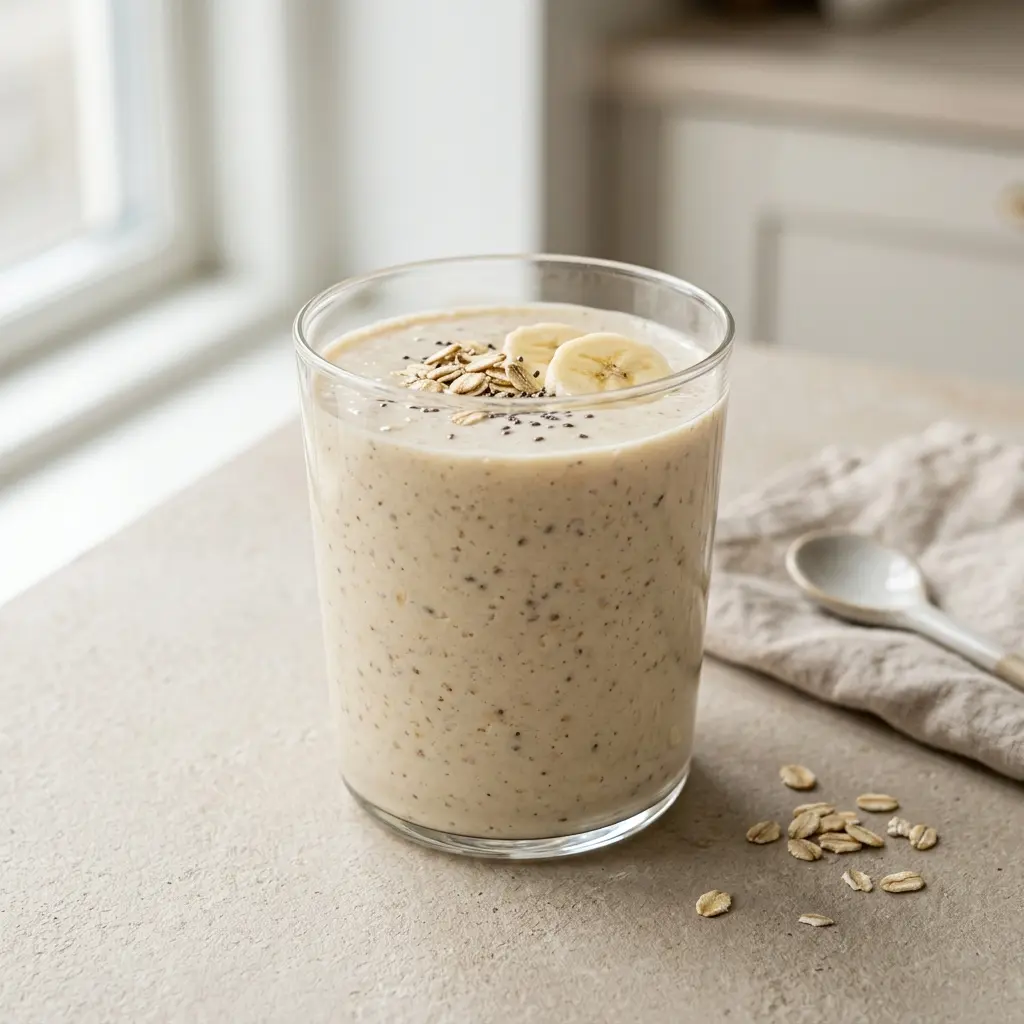 Foto della bevanda pronta: Smoothie con fiocchi d'avena