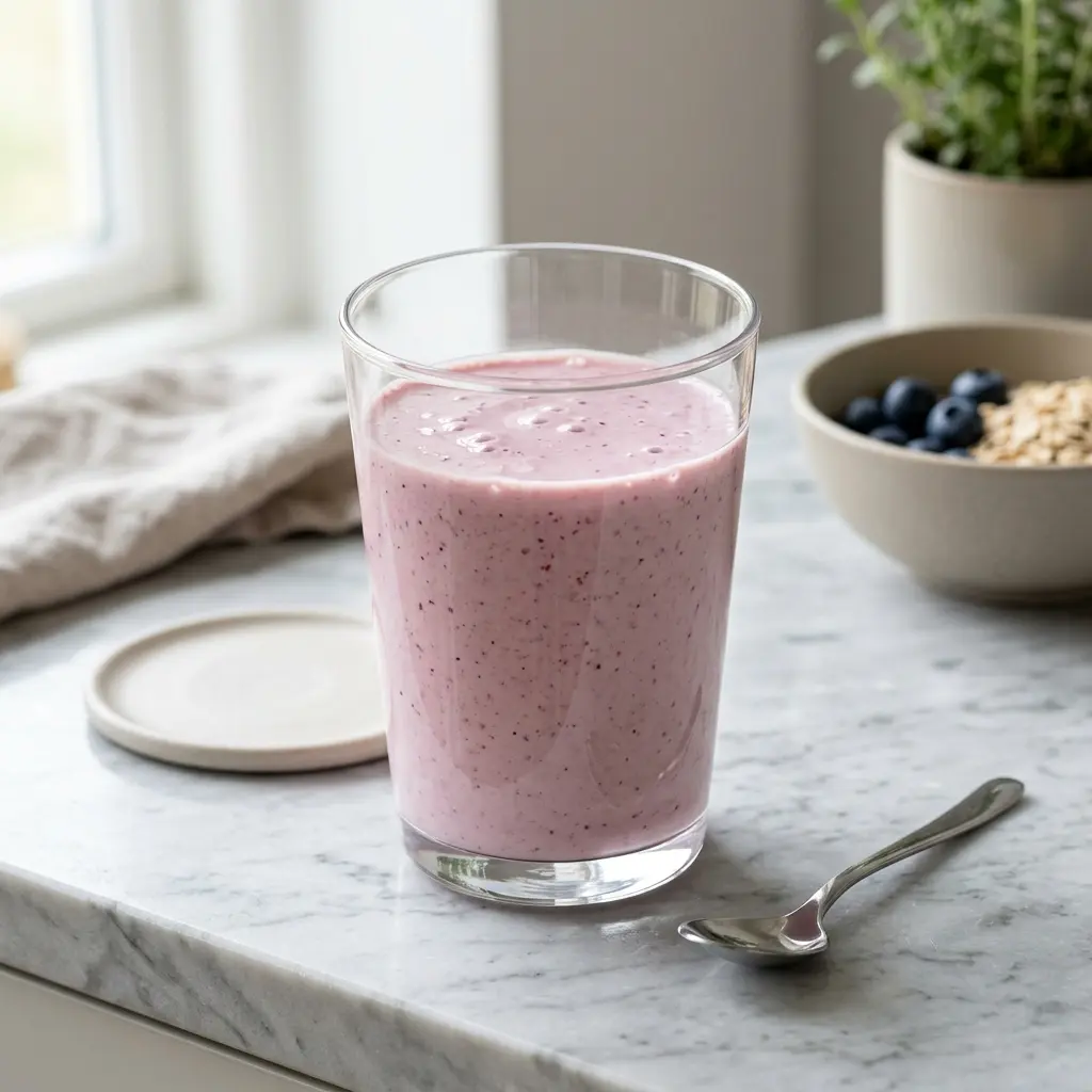 Foto della bevanda pronta: Smoothie con latte