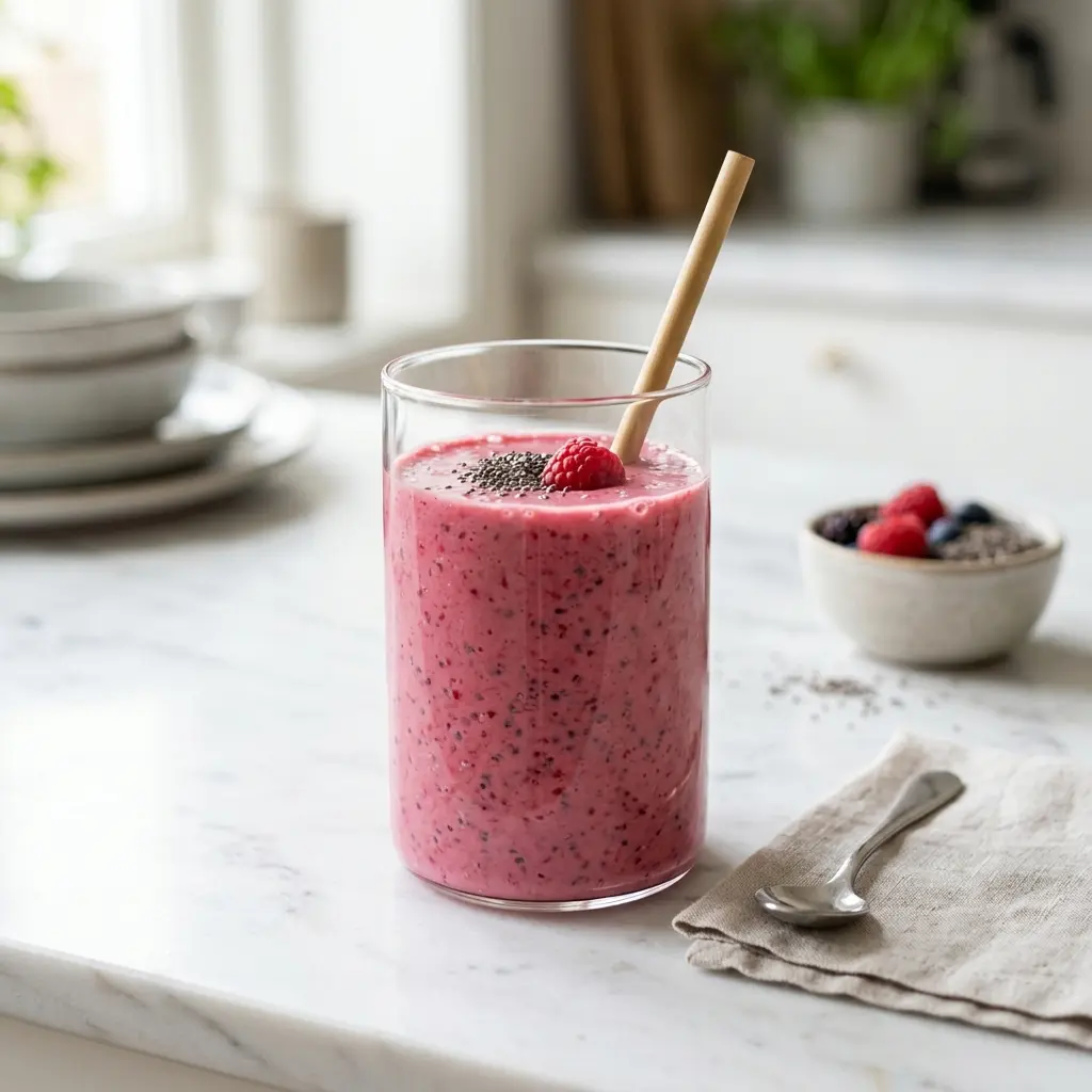 Foto della bevanda pronta: Smoothie con semi di chia