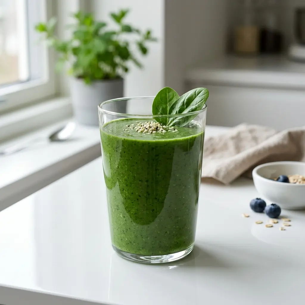 Foto della bevanda pronta: Smoothie con spinaci