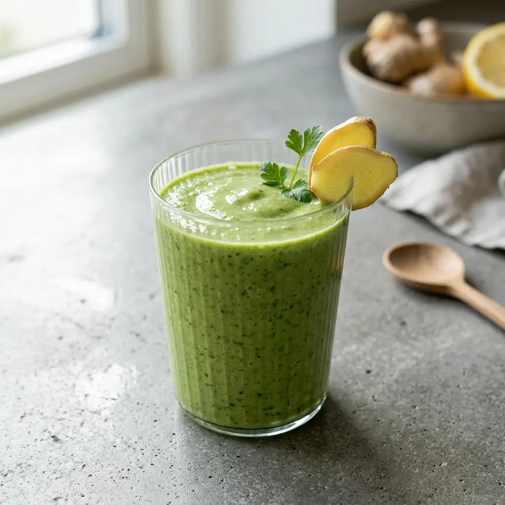 Foto della bevanda pronta: Smoothie con zenzero