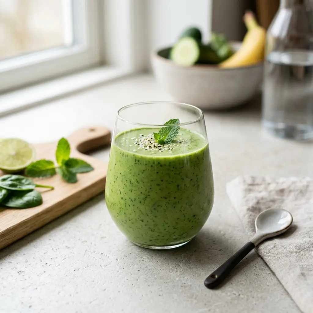 Foto della bevanda pronta: Smoothie verde