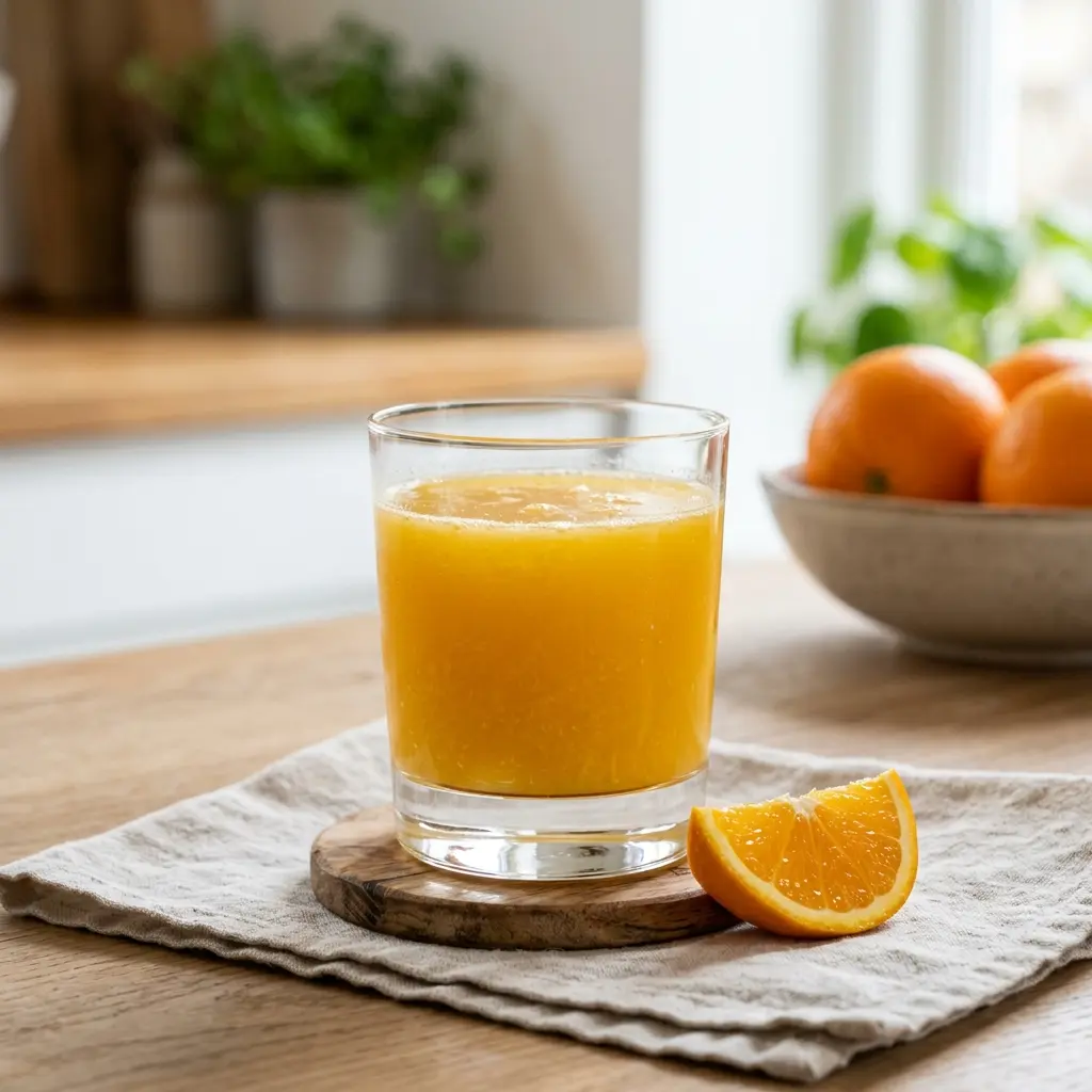 Foto della bevanda pronta: Succo d'arancia fatto in casa
