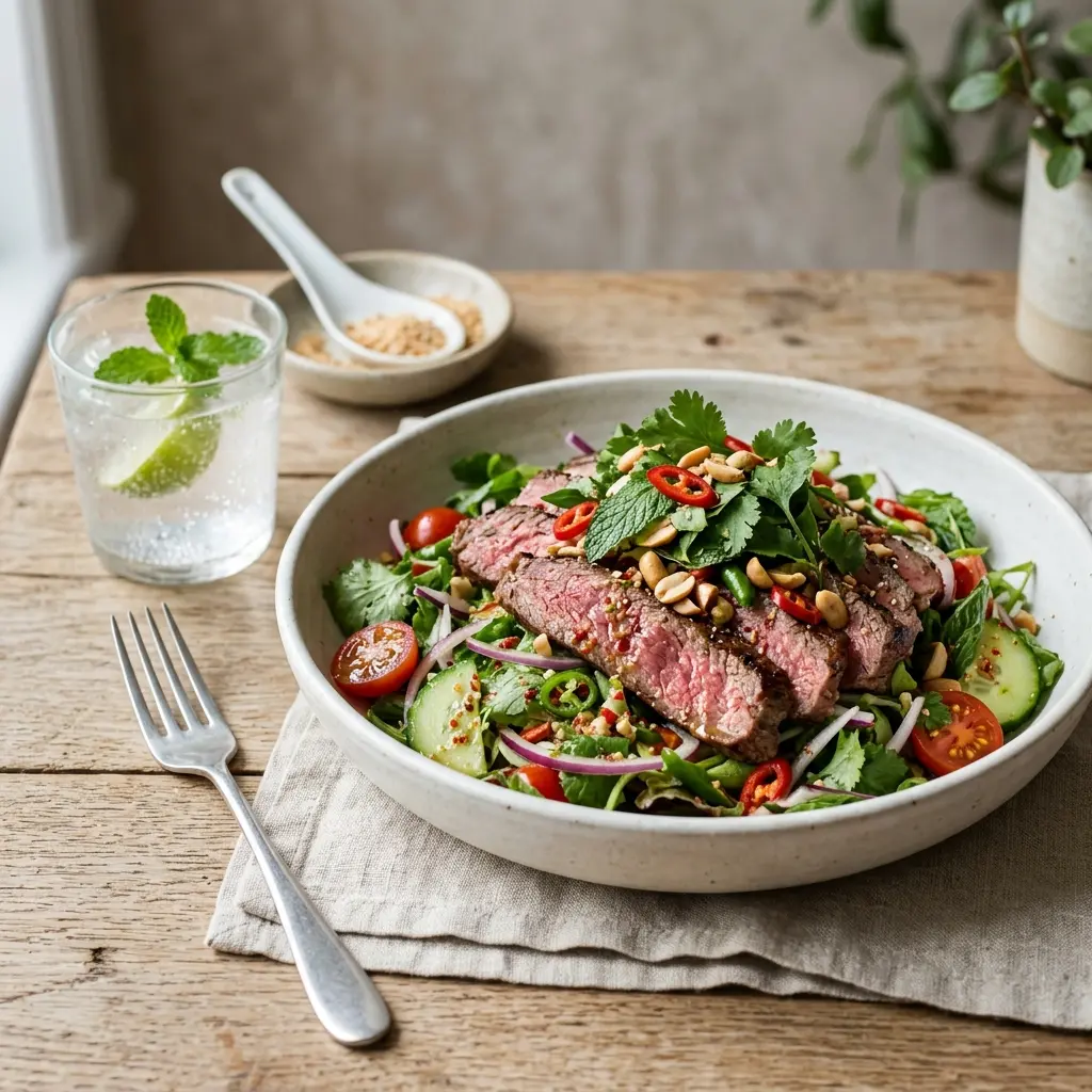 Foto del piatto pronto: Thai beef salad