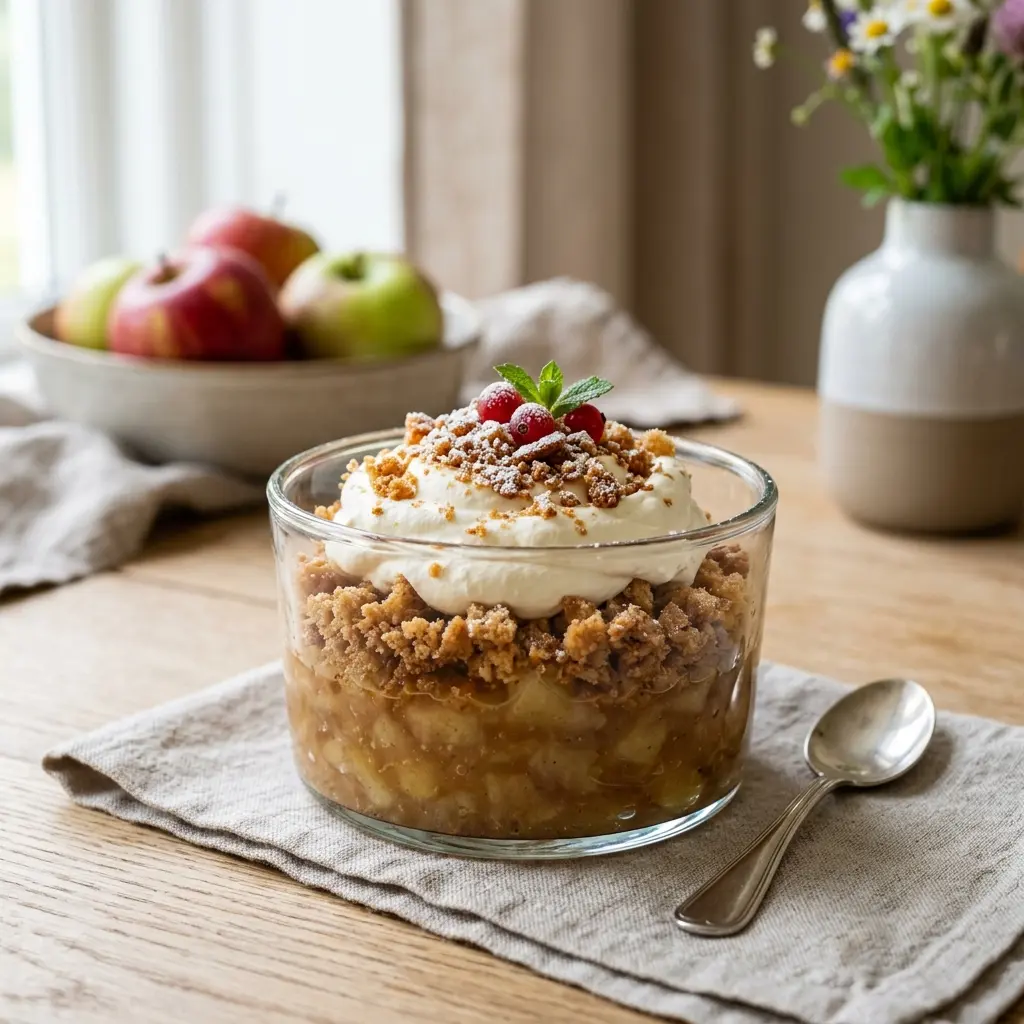 Foto del dessert pronto: Torta di mele tradizionale