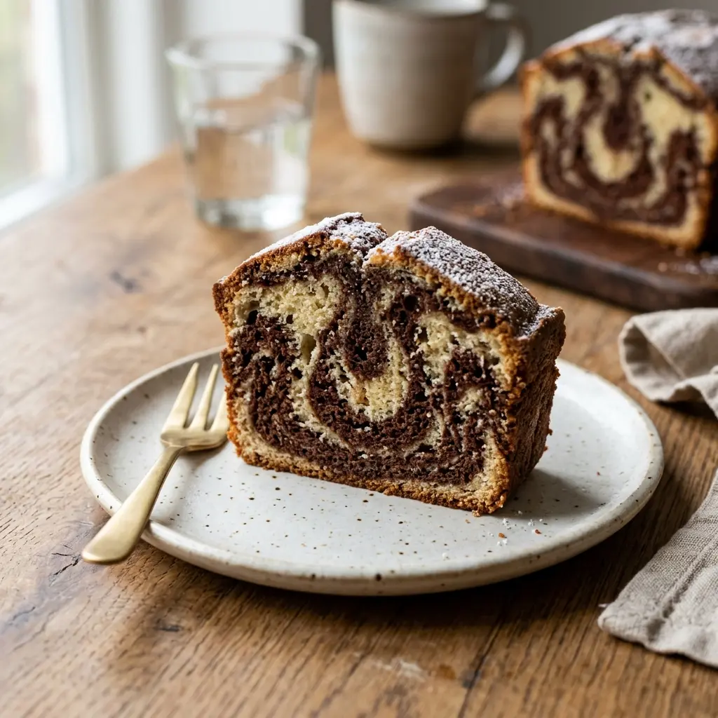 Foto del dessert pronto: Torta marmorizzata